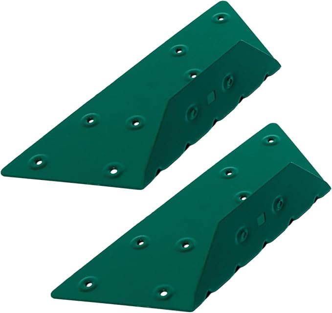 2 Pcs A-Frame Bracket for Swing Set, EZ Frame Wooden Swing Beam Support, Swing Set Hardware Accessories for Outdoor Playground, Green