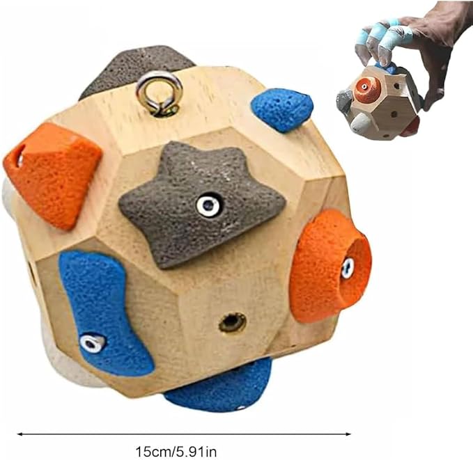 3D Rock Climbing Training Ball, Creating Strength and Precision, Finger Strength Rock Climbing Training Ball, simulating Rock Climbing, Rock Climbing, is a Gift for Climbers