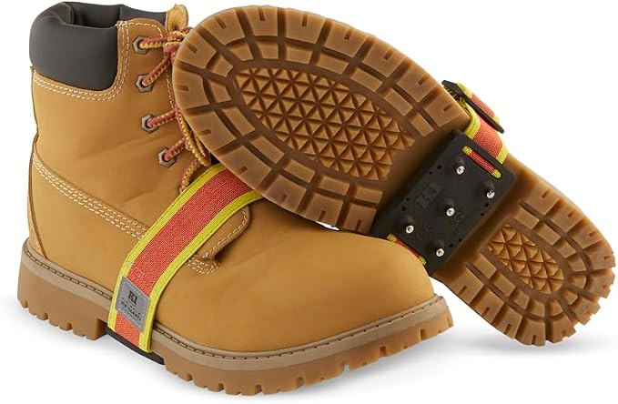 K1 Mid-Sole Intrinsic Ice Cleats for Men & Women - Rotatable Non-Sparking Traction Aids for Winter Snow - Original Profile