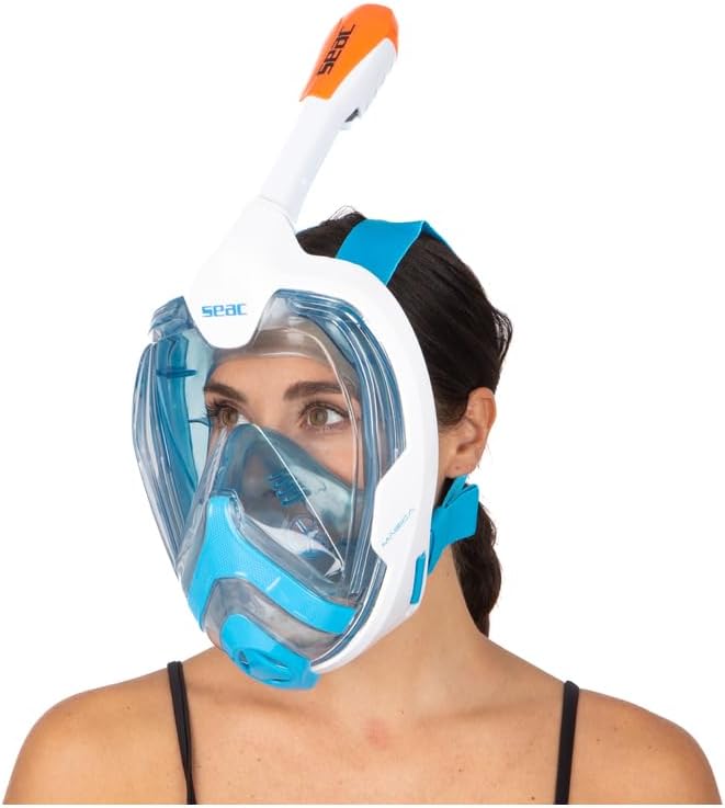SEAC Magica Full Face Snorkeling Mask Comfortable for Smaller Faces