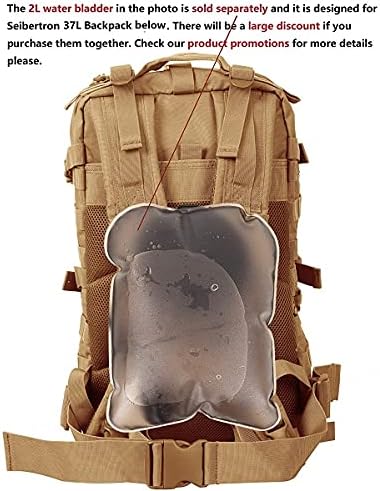Seibertron Waterproof Large Capacity Molle Motorcycle Helmet Holder/Cycling Helmet Storage/Hiking Helmetcatch Bag/Backpack Also Fit Basketball Football Soccer Backpack Khaki