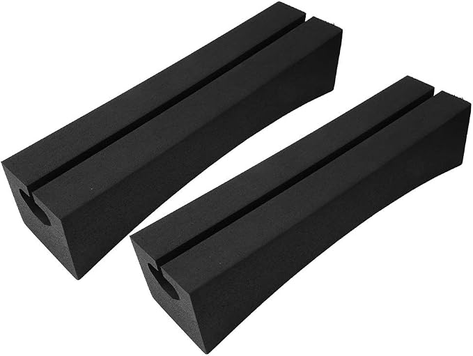 Soft EVA Car Roof Racks Bars for Surfboard Kayak Stand Up Paddle, Easy to Carry and Store, Effective Car Roof Rack for Adventures, Black, 2 Pack