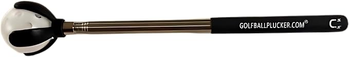 Compact Stainless Steel Telescopic Golf Ball Retriever and Grabber with Magnet in Handle -Picker for Quick, Easy Pickups Golf Ball Pick Up & Retrieval