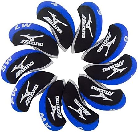 Golf-Club Head-Covers, Neoprene, Blue & Black for Mizuno MP69, JPX-85 EX Clubs