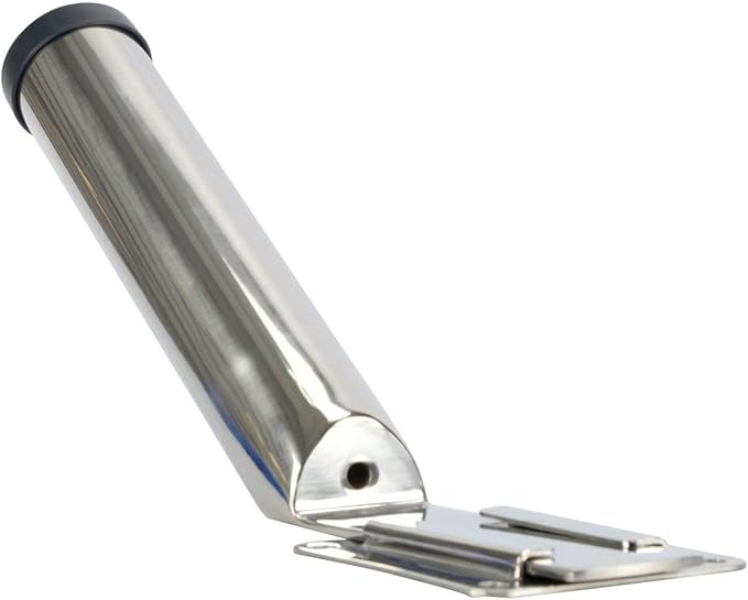 Amarine Made Set of 2 Stainless Steel Slide Mount Removable Fishing Rod Holder