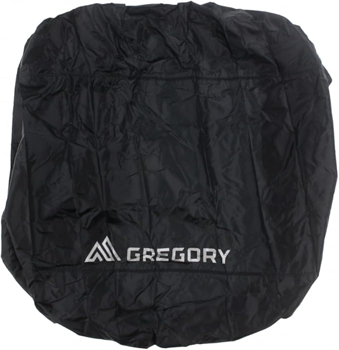 Gregory 50L-80L Waterproof Raincover for Backpacking/Hiking Bags, Obsidian Black