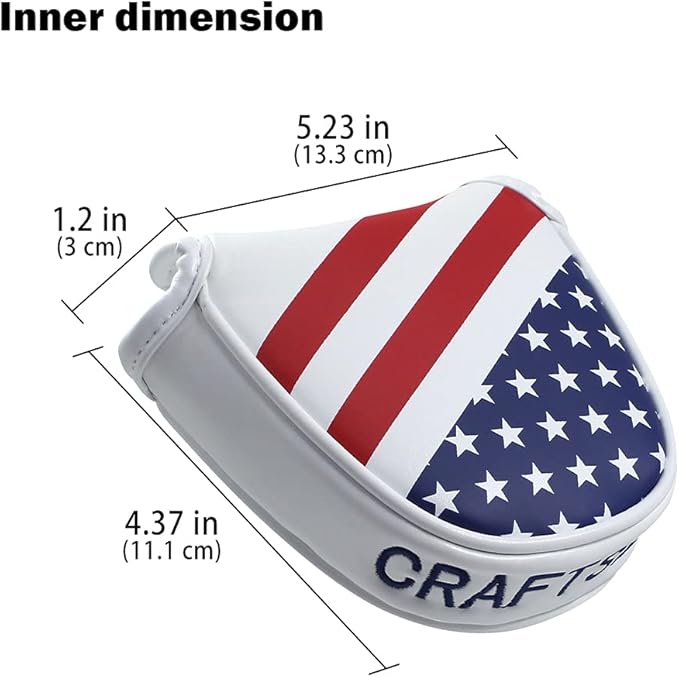 CRAFTSMAN GOLF 11pcs/Set Clover Neoprene Iron Headcover+1PC USA Design Putter Cover