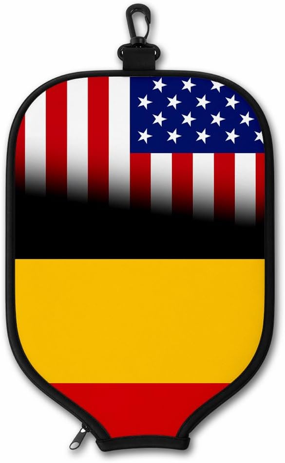 ExpressItBest Pickleball Paddle Cover, Neoprene Paddle Protector with Zipper and Snap Hook, Fits Most Standard Pickleball Paddles