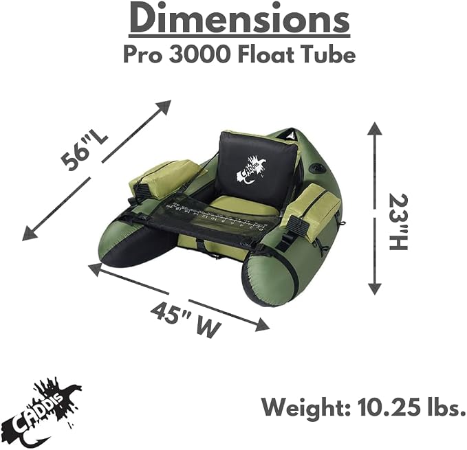 Caddis Sports Fishing and Angling Float Tube