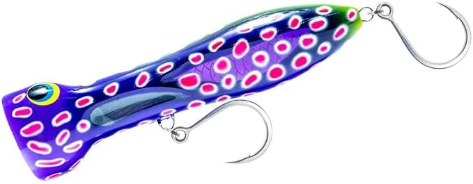 Nomad Design Chug Norris 6” (150mm) Topwater Floating Popper Fishing Lure with BKK Hooks & Durable Diamond Armour, for Bluefin & Yellowfin Tuna, Cubera Snapper, & Roosterfish