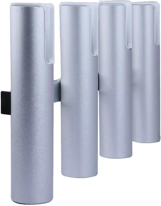 Aluminium Wall-Mounted Fishing Rod Holder for Boat, Garage & Marine - Holds Rods & Poles