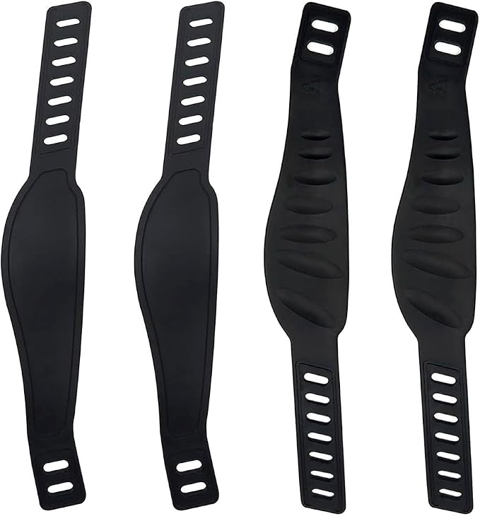 Exercise Bike Pedal Straps, Heavy Duty Adjustable Length Universal Pedal Strap Fits Most Bike Pedals Exercise Bike Bicycle Cycle for Home or Gym