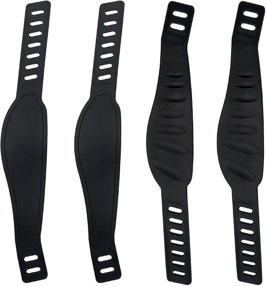 Exercise Bike Pedal Straps, Heavy Duty Adjustable Length Universal Pedal Strap Fits Most Bike Pedals Exercise Bike Bicycle Cycle for Home or Gym