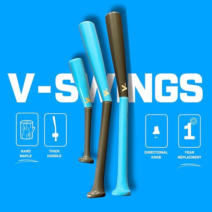 Applied Vision Sports V-Swing - The Ultimate Baseball & Softball Swing Trainer, Training Tool, and Batting Aid.