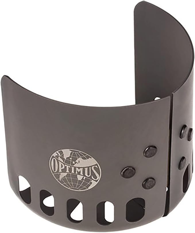 Optimus Clip-On Windshield for Crux and Crux Lite Camping Stove, Compact Outdoor Cooking Windscreen, Lightweight Wind Protection for All Seasons