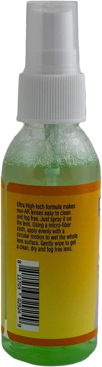 One 2-Ounce Bottle of Birdz Eyewear Anti Fog Spray + Defogger Safe on ALL Lenses