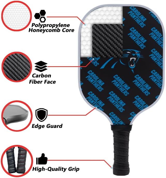 Parrot Paddles NFL Indianapolis Colts Sport Pickleball Paddle