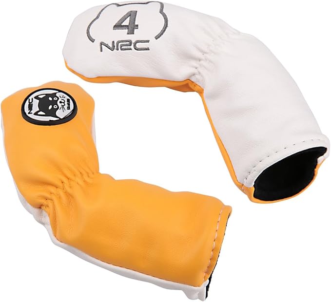 9pcs/Set Akita Dog Design Golf Club Iron Head Covers 4-9,P,S,A Fit Right Hand Irons