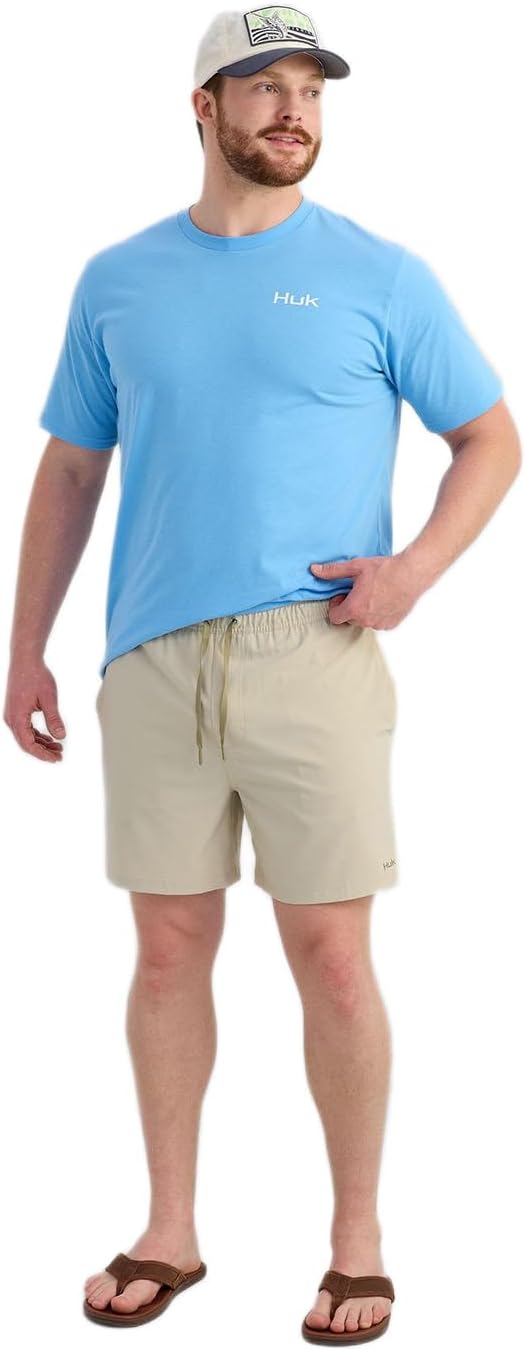 HUK Men's Pursuit Volley Short, Quick-Dry Fishing Shorts for Men