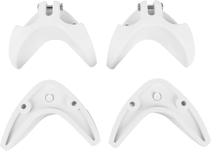 Boat Cooler Mounting Kit White Universal Cooler Tie Down Kit,Fits Most Brands Secures Stops Sliding Fast Removal , Include 4 Corner Pieces, 2 Quick-Connect Stretch Straps