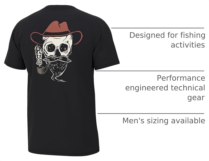 HUK Mens Performance Fishing Logo Tee, Short Sleeve T-Shirt for Men