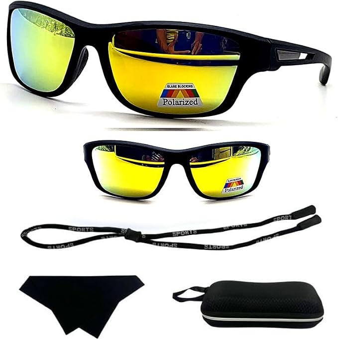 Poarlized Bifocal Sunglasses for Women Men Retainer Sports Wrap Fishing Cycling Driving 1.50 1.75 2.00 2.5