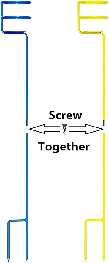 Decko, 2-Pack(30254), Yellow and Blue