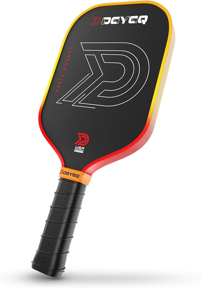 DGYGQ Pickleball Paddles with Polypropylene Honeycomb Core, T700SC Power Carbon Fiber Pickleball Paddle, Increased Power for Ultimate Spin & Consistency