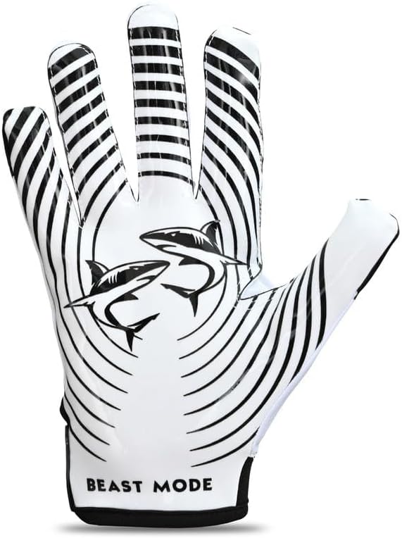 Non-Slip Tacky Football Gloves Ball Feel Sensation, Football Receiver Gloves in Youth, Adult, and Kid Sizes, Ultra Sticky Silicone Strong Palm Grip