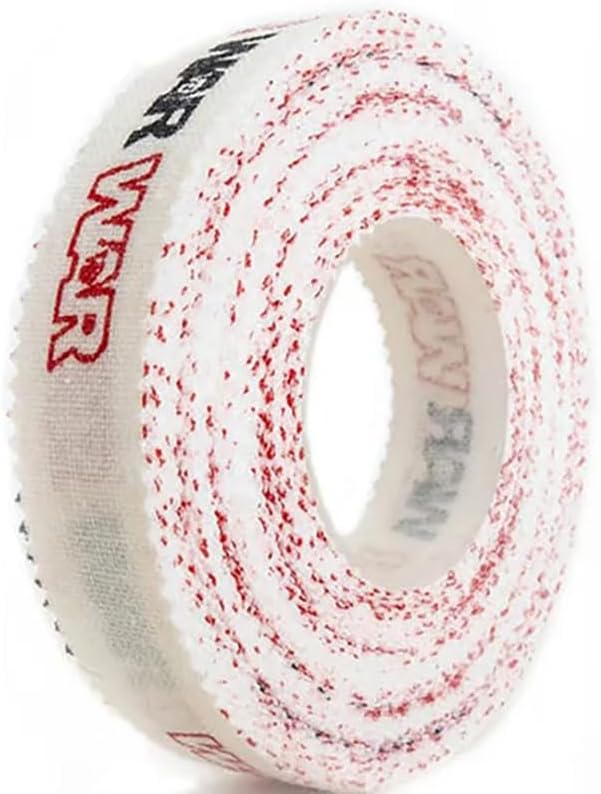 WAR Tape EZ Rip Premium Athletic Medical Sports Tape | No Sticky Residue | 30 ft Rolls | Best for Athletes & Trainers | Ideal for Fingers, Ankles, Wrists, and Equipment | 0.5 Inch (Pack of 12)
