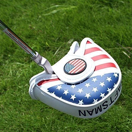 Craftsman Golf 11pcs/Set Camouflage Black & Gray Iron Head Cover+1PC USA Design Mallet Putter Cover