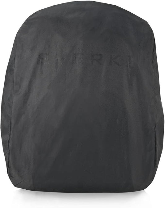 EVERKI Travel Backpack Rain Cover - Black Outdoor Back Pack Raincover, Ideal Travelling Backpack Cover, Anti Slip Lightweight Raincover for Bagpacks, Bookbag Shield, Perfect Travel Bagpack Accessories