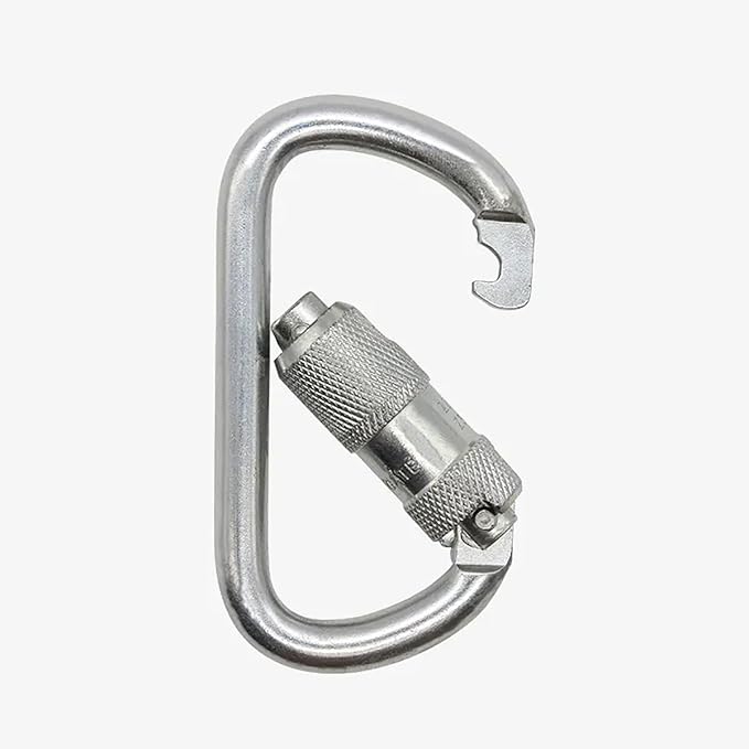 Heavy Duty Auto Locking Carabiner 30KN(6500LBS) UIAA Certified Climbing Carabiners Clips for Rock Climbing, Camping, Rappelling, Hunting, Rescue Equipment