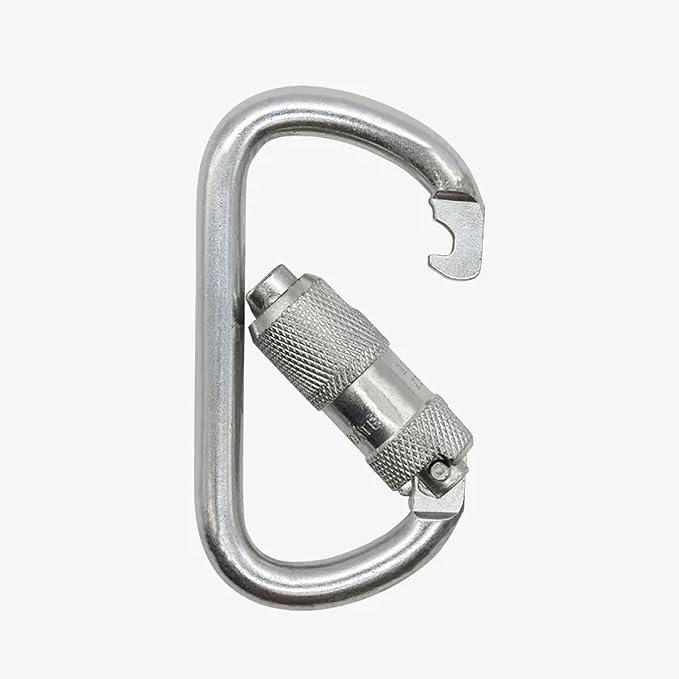 Heavy Duty Auto Locking Carabiner 30KN(6500LBS) UIAA Certified Climbing Carabiners Clips for Rock Climbing, Camping, Rappelling, Hunting, Rescue Equipment