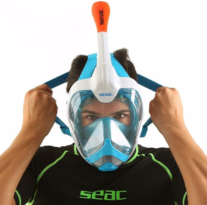 SEAC Magica Full Face Snorkeling Mask Comfortable for Smaller Faces
