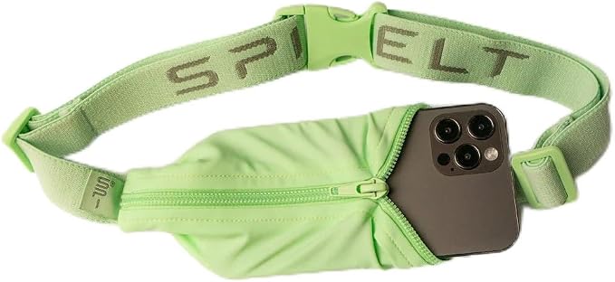 SPIbelt Running Belt Original Monochromatic for Women Men, Phone Holder for Running, Running Fanny Pack, Holder for Phone, Running Waist Pack, Adjustable Waist, [Fits All Phones]. Matcha