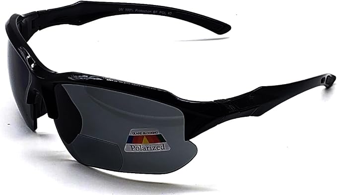 Polarized Bifocal Sunglasses Reading Glasses for Men Women Sports Wrap Mirror Fishing Baseball Cycling