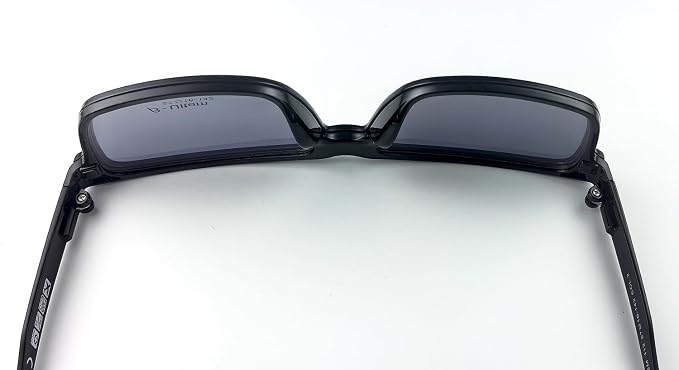Circleperson Clip on Sunglasses for Men Magnetic glasses 2 in 1 Polarized Big Size 57-16-142