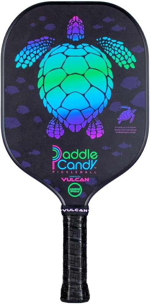 Vulcan | Paddle Candy Sugar Skull Pickleball Paddle | Hybrid Performance | Polypropylene Core | USAP Approved | Multiple Options