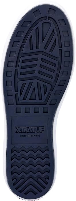 XTRATUF Performance Series 6" Men’s Full Rubber Ankle Deck Boots, Navy & Red (22733), 13