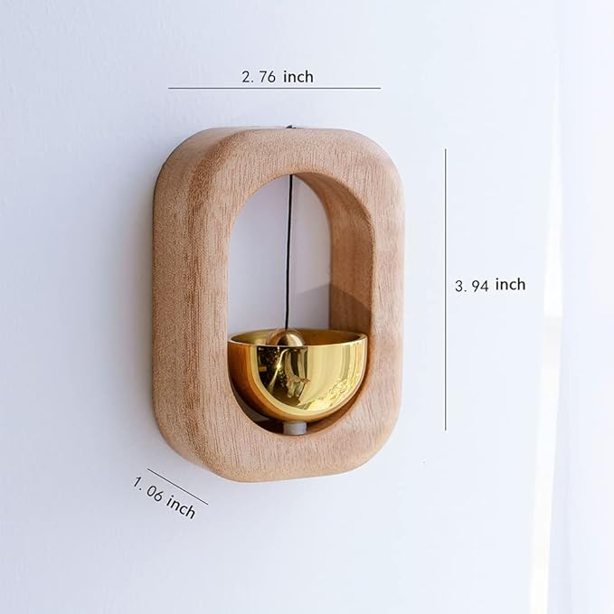 Shopkeepers Bell for Door Opening - Magnetic Attached Doorbell Chime for Business - Unique Office Ornaments and Hanging Decoration for Entrance, Fridge Sticker and Barn Door - Creative Present
