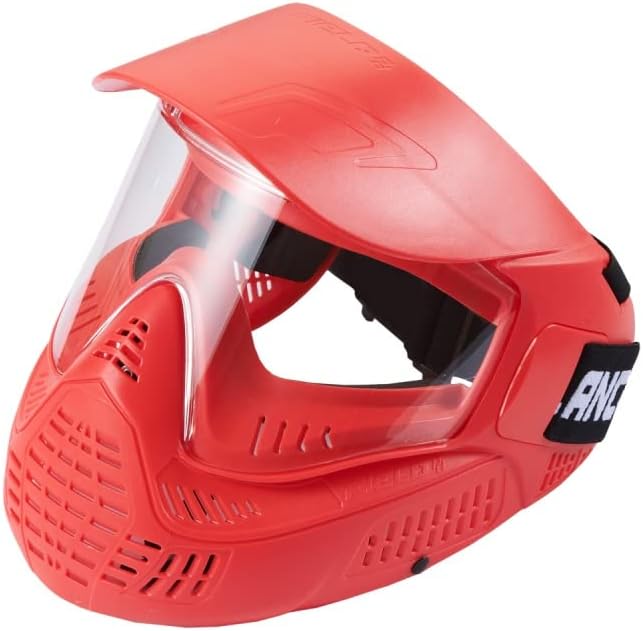 Lancer Tactical High Strength Polyethylene Full Face Airsoft Paintball Mask with Visor