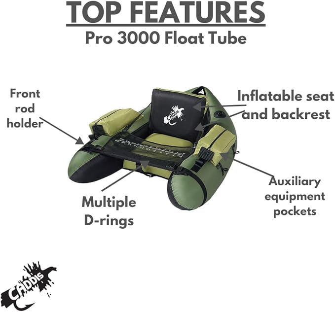 Caddis Sports Fishing and Angling Float Tube