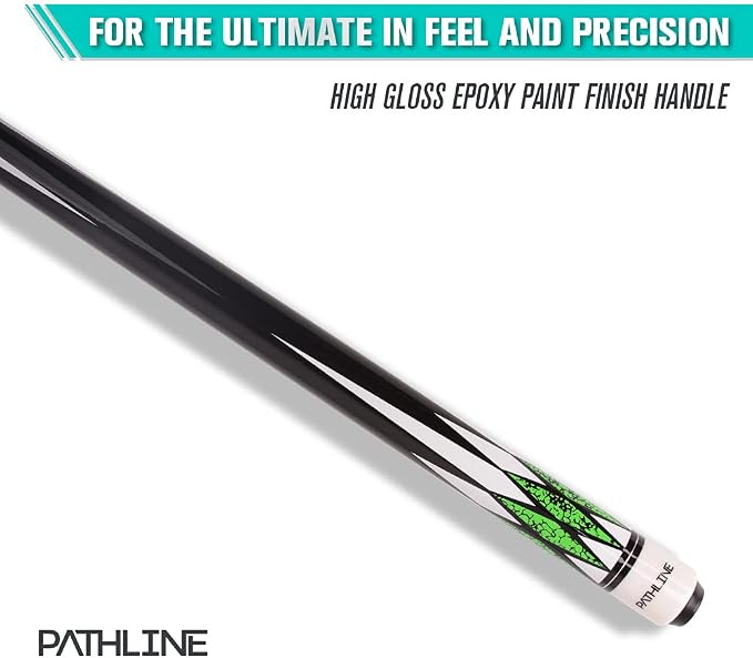 PLN Pool Cue Kit - 58 inch Canadian Maple Billiard Pool Stick and Hard Case