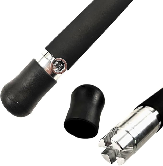 Portable Saltwater Offshore Heavy 3-Piece Spinning Rod 30-50lb Fishing Rod Portable Boat Jigging Trolling Fishing Rod Graphite Spin Rod 6Ft & 7Ft