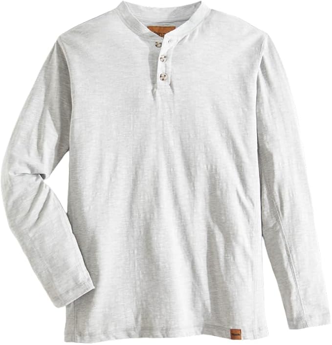 Venado Henley Long Sleeve Shirts for Men - Mens Henley with Flex Material