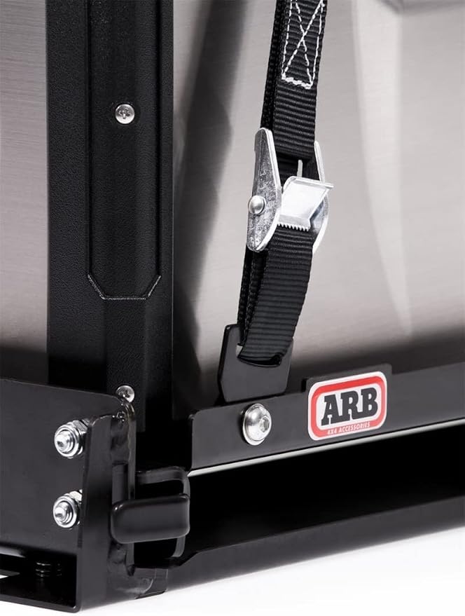 Automotive ARB 10900038 Fridge tiedown kit for use with Elements Solid Mount kit. Ideal for, ensuring Your Fridge at All Times.