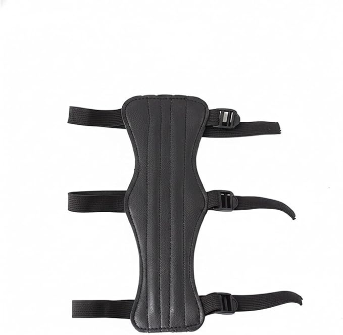 Archery Arm Guard PU Leather Forearm Protection for Bow String Slap (1 PC)