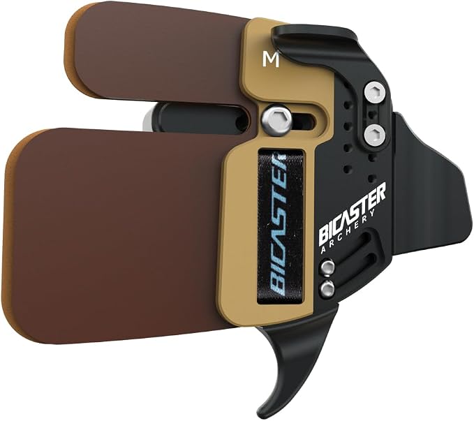 BICASTER Archery Log Recurve Finger Tab Cordovan (Large, Left)