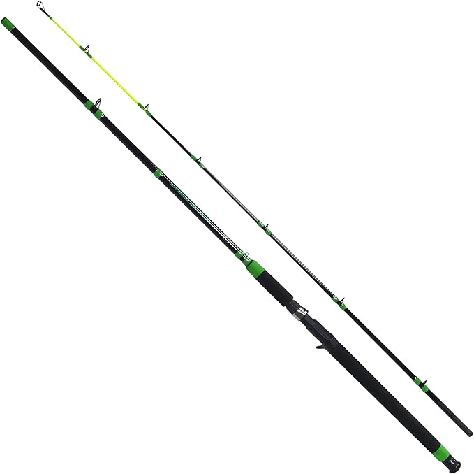 Championship Catfish Rod: 2 Piece, Medium Heavy Chop Stick, Sensitive Tip for Detecting Bites, Heavy Backbone for Hauling in Ugly Monsters, 10-50lb Line, 7'6"…